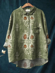 Daisy - Chemise Décontractée Élégante - Vert