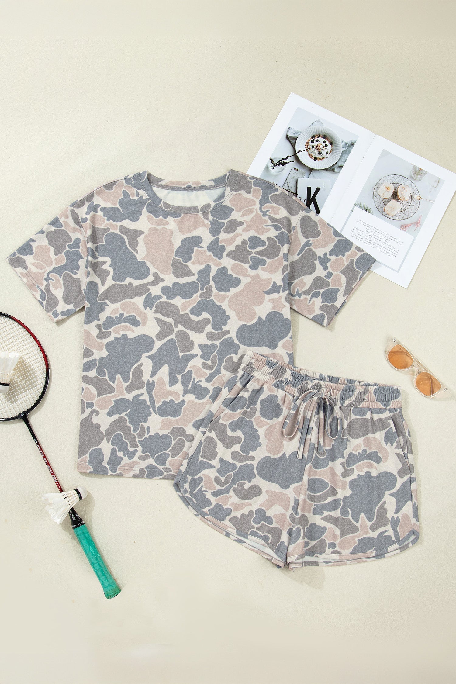 Ensemble Short Camouflage | Tee Oversize